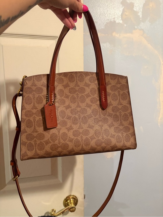 Coach Charlie Carryall Purse 3 Compartments- Excellent Condition
